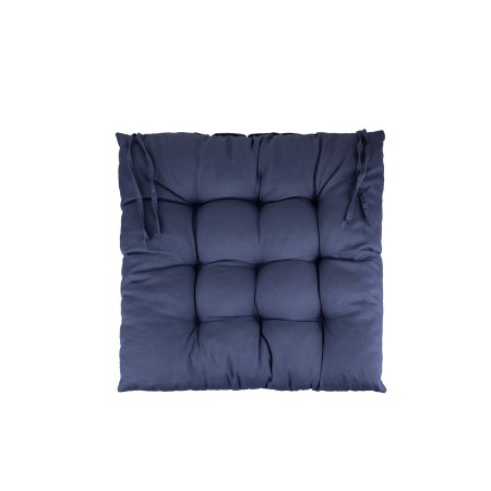 Подушка для стула 40х40х7 с завязками Серый CHAG7024