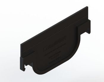 Заглушка для лотка Basic DN100 H80