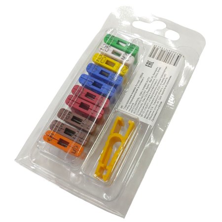 Набор предохранителей М5 с пинцетом 10 шт Набор предохранителей М5 с пинцетом 10 шт