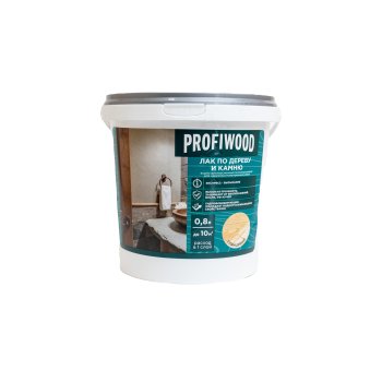 Лак Эмпилс PROFIWOOD для камня и кирпича бесцветный 0,8 л глянцевый