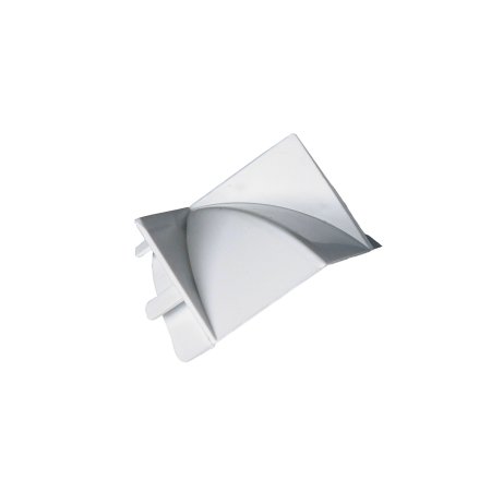 Заглушка торцевая к плинтусу ПВХ белый