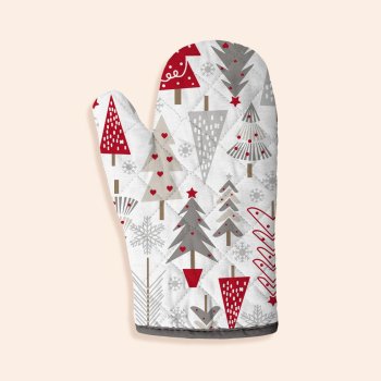 Прихватка-рукавица Зимняя сказка 28х18 см 1шт мультиколор Прихватка-рукавица Зимняя сказка 28х18 см 1шт мультиколор