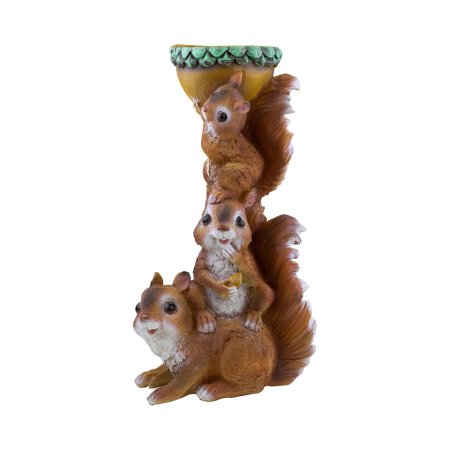 Садовая фигура Поилка с белками 38см