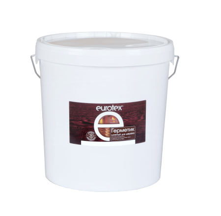 Герметик для дерева Eurotex шовный для дерева акриловый калужница 25 кг