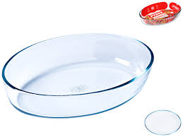 Блюдо для запекания ICONICS 35х24х6см стекло