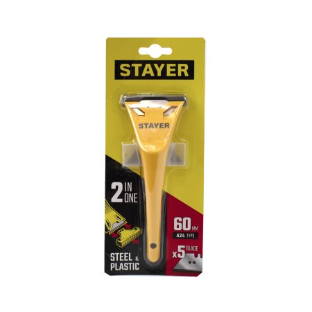 Скребок для снятия краски STAYER пластик 5шт