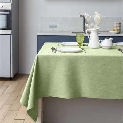 Скатерть Эвкалипт 200х165 см рогожка