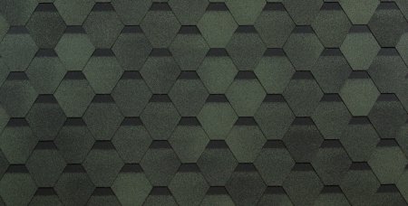 Гибкая битумная черепица Технониколь Оптима зеленый 3 кв.м