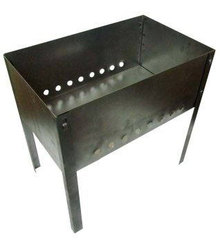 Мангал складной Эконом  40х25х40 см 0,4 мм