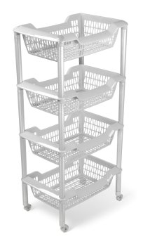 Этажерка Martika Джета 880х440х300мм цвет серый Этажерка Martika Джета 880х440х300мм цвет серый