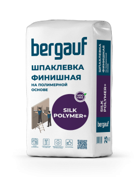 Шпатлевка Bergauf Silk Polymer+ белая 25 кг