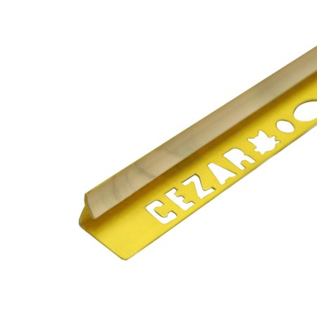 Профиль для плитки внутренний 8 мм Бледно - желтый мрамор  2,5 п.м