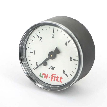 Манометр аксиальный UNIPUMP 80мм 1/4" 6 бар