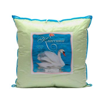 Подушка Лебяжий пух 68х68см лебяжий пух