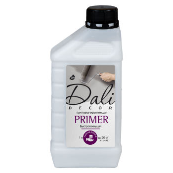 Грунтовка под декоративные штукатурки укрепляющая DALI-DECOR Primer Рогнеда 1 л