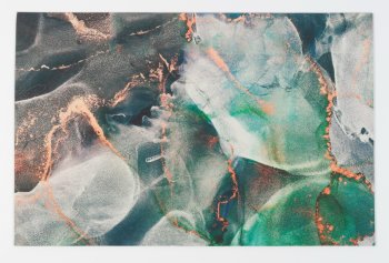 Коврик для ванной комнаты Морская пена 40х60см цвет зеленый