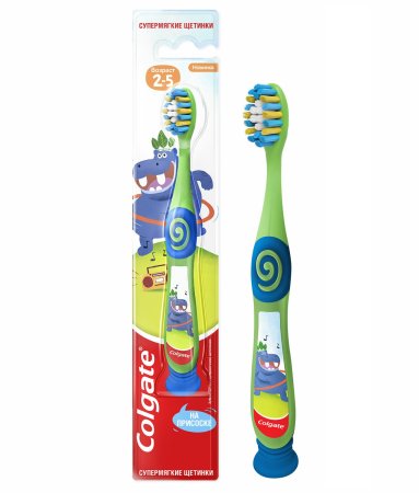 Зубная щетка Colgate Для детей 2-5+, жесткость мягкая