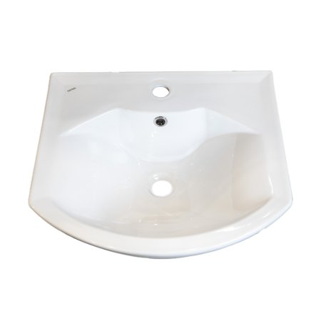 Раковина Акватон Смайл фаянс 445мм овальное цвет белый