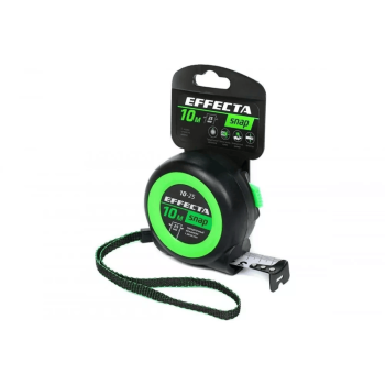 Рулетка Effecta SNAP 25 мм 10 м