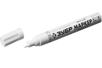 Маркер-краска Зубр МК-750 белый