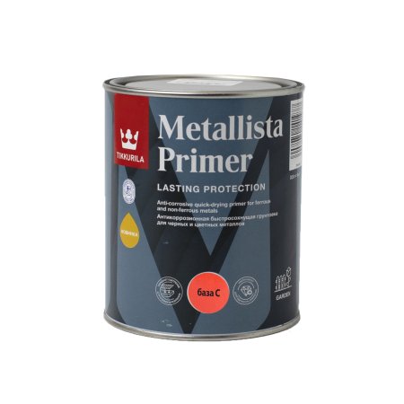 Грунтовка антикоррозионная Metallista Primer основа С Tikkurila 0,9 л