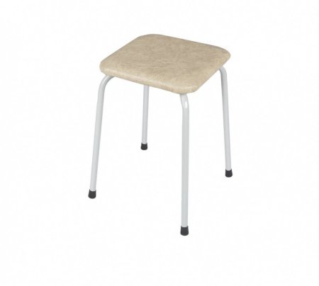 Табурет Т271 бежевый, форма квадрат 30х30х47 см