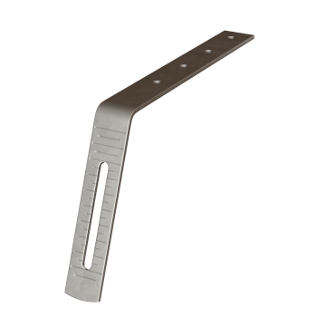 Удлинитель кронштейна прямой ТН-ПВХ оцинкованный металл