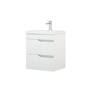 Тумба подвесная Теона 55х50х38см цвет белый