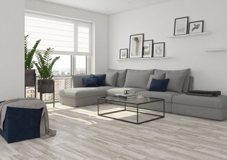 Керамогранит Antiquewood, серый 59,8х18,5х0,85 см