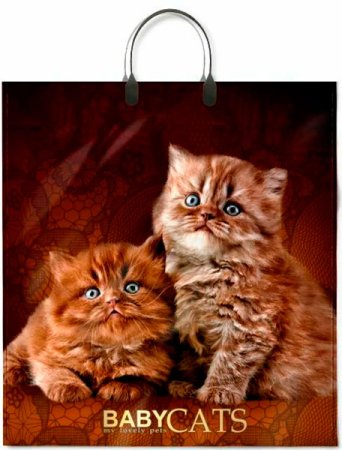 Пакет подарочный  44х40х10см коричневый