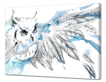 Картина на холсте Канвас Филин 40х 50см