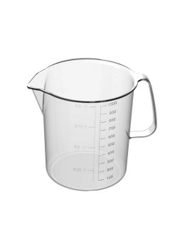 Кружка мерная Полимербыт 1шт 12,5см пластик