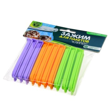 Зажимы для пакетов 10шт 9,3см