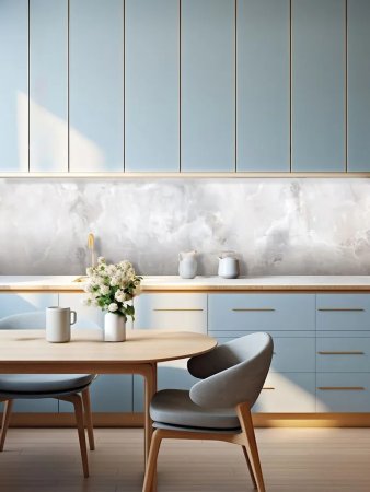 Фартук ПВХ Гранит серый 300х60