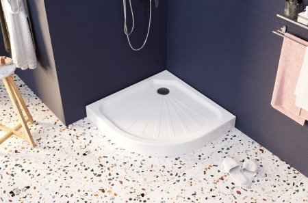 Поддон для душевой акрил Первая марка 90х90х12,5см полукруглый