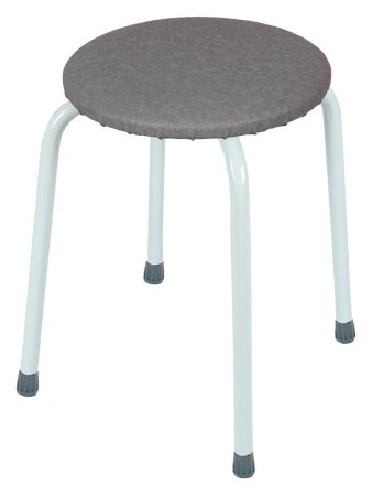 Табурет Т270 серый, форма круг 30х30х47 см