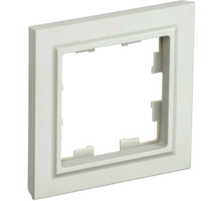 Рамка IEK Brite 1 пост, цвет бежeвый, арт. BR-M12-K10