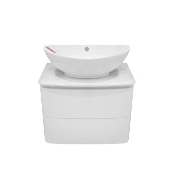 Тумба подвесная Огайо 65х60х45см цвет белый