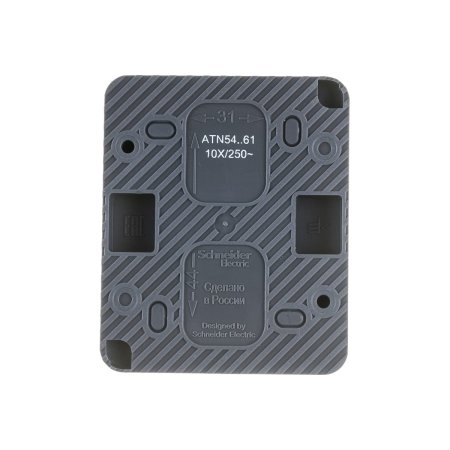 Переключатель накладной Schneider Electric AtlasDesign Profi54 1 кл. антрацит, без подсветки, арт. ATN544061