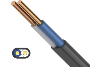 Кабель силовой ВВГ-пнг(А)-LS 2х6 б-100м Северсккабель