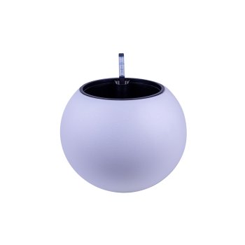 Кашпо с автополивом пластик 3,5л белый Кашпо с автополивом пластик 3,5л белый