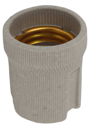 Патрон подвесной ЭРА E27 белый керамический