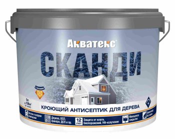 Антисептик Акватекс Сканди декоративный айсберг 9 л