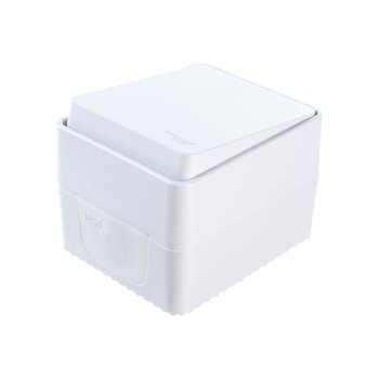 Выключатель накладной Schneider Electric AtlasDesign Profi54 1 кл. белый, без подсветки, арт. ATN540111