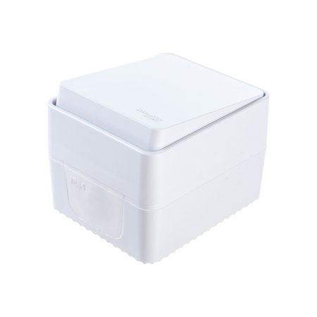 Выключатель накладной Schneider Electric AtlasDesign Profi54 1 кл. белый, без подсветки, арт. ATN540111