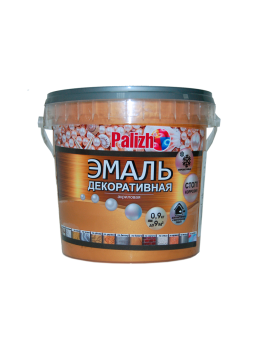 Эмаль акриловая декоративная Palizh золото 0,9 кг