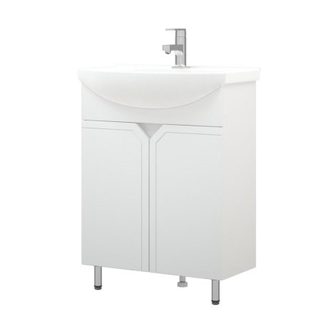 Тумба напольная Сириус 85х65х31,1см цвет белый