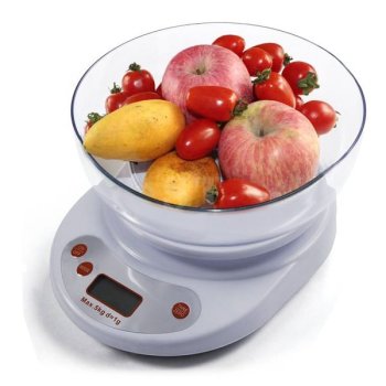 Весы кухонные электронные ERGOLUX ELX-SK05-C03 цвет белый