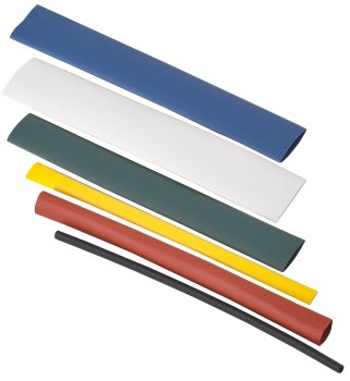 Набор термоусадочных трубок IEK 2/1, 4/2, 6/3, 8/4, 10/5, 12/6мм 100шт. 0,1м мультиколор