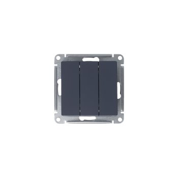 Выключатель встраиваемый Schneider Electric AtlasDesign 3 кл. грифель,